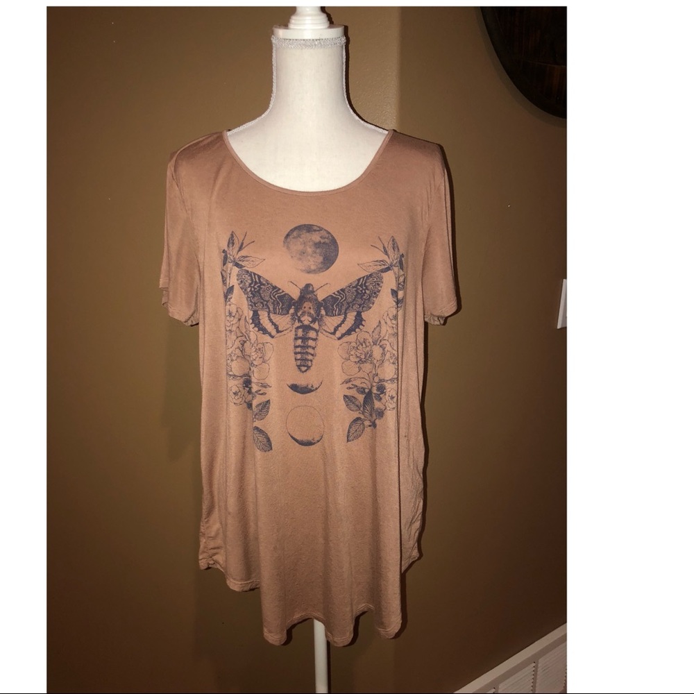 ModCloth graphic Loose t-shirt - 1X